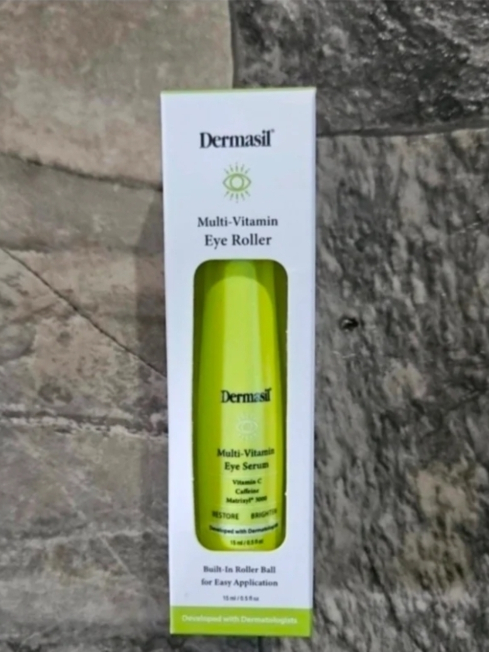 Dermasil Multi-Vitamin Eye Roller Serum 0.5fl Oz - Caffeine, Matrixyl 3000